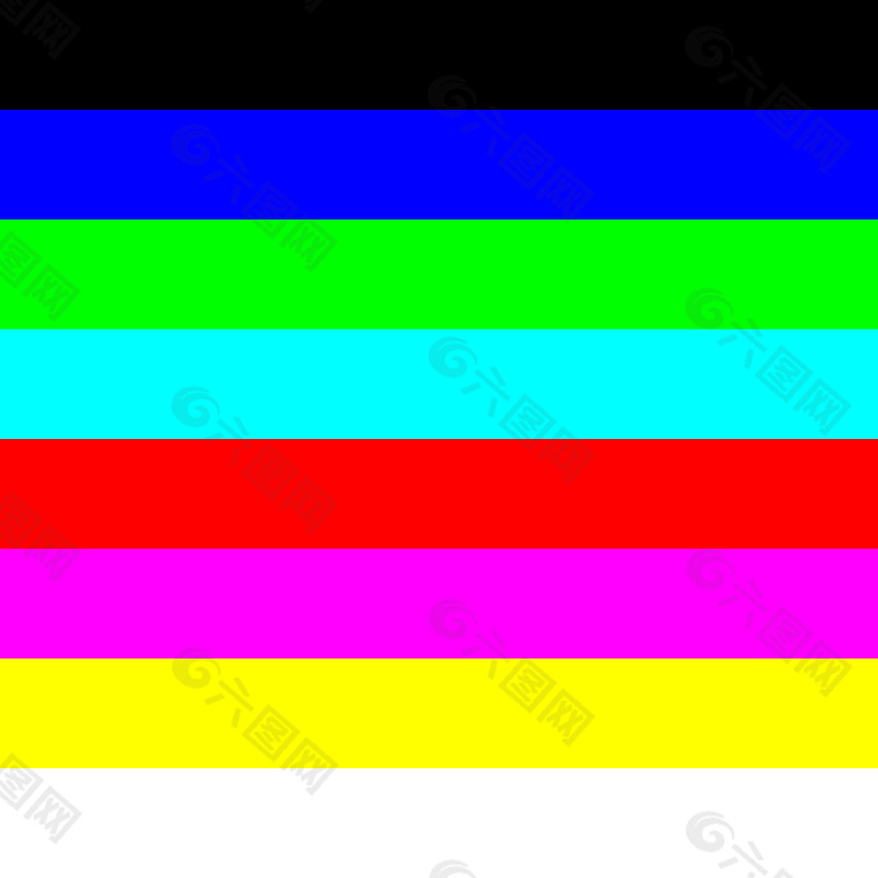 8种颜色的调色板