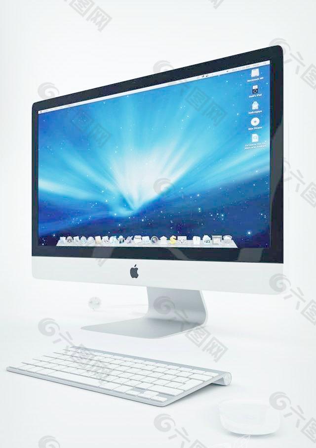 苹果 显示器 无线键盘 鼠标 apple-imac-27 monitor,wireless keyboard,magic mouse