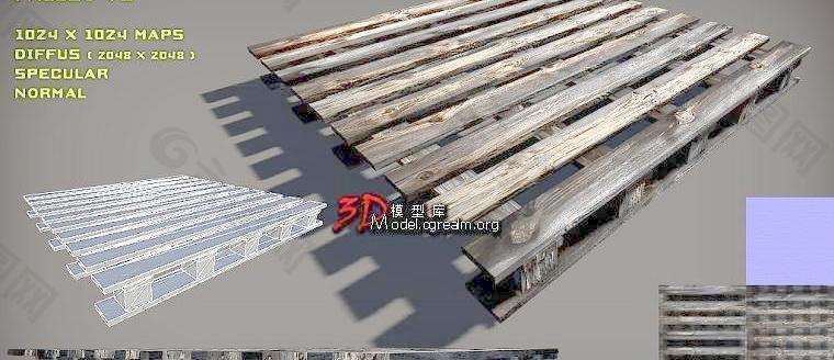 Free Pallet v2 Pack 货盘 木托盘