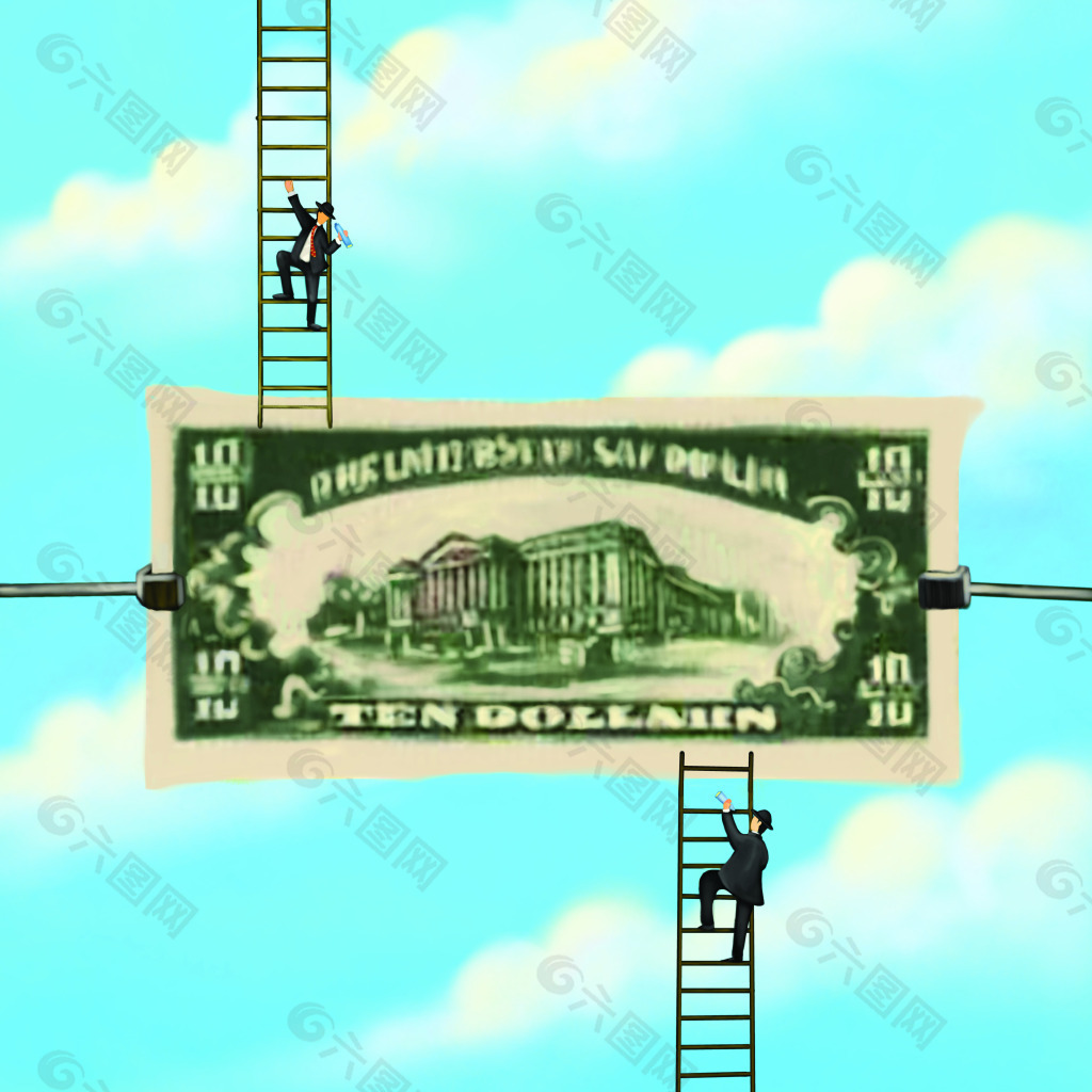 钞票天梯漫画