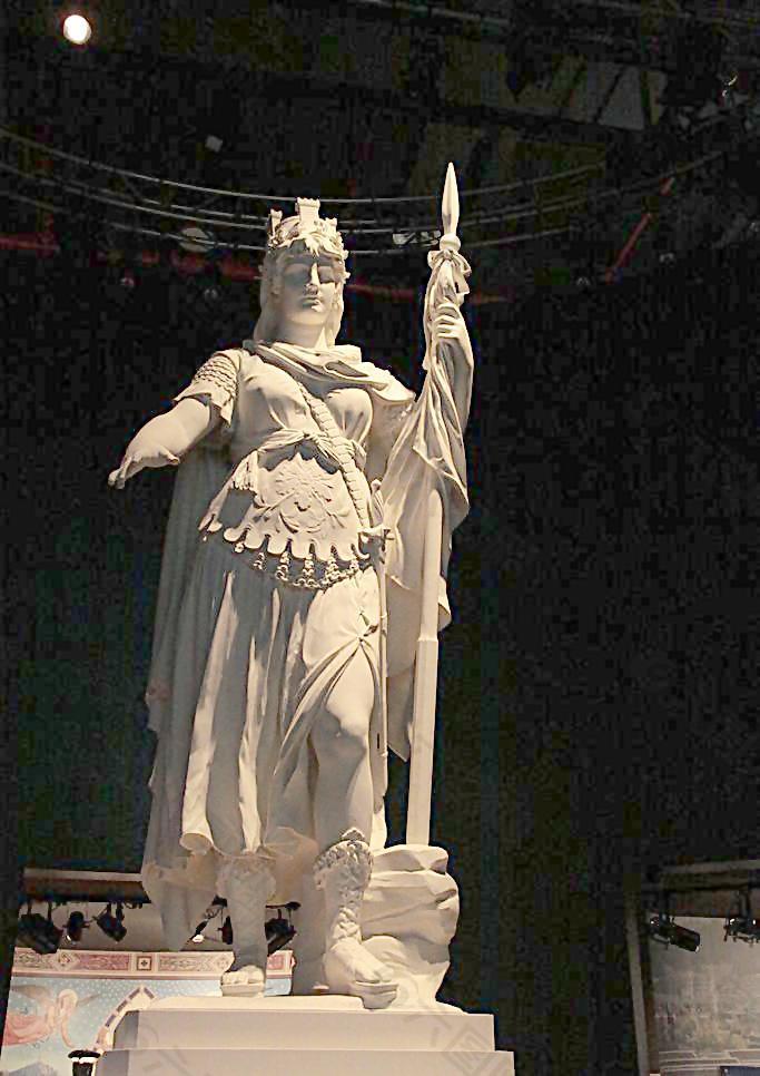 世博会圣马力诺馆自由女神雕像图片