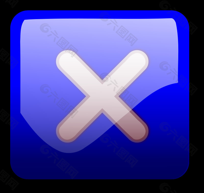 关闭按钮的蓝色