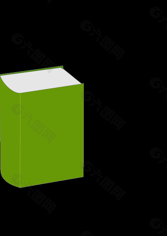 绿色的书