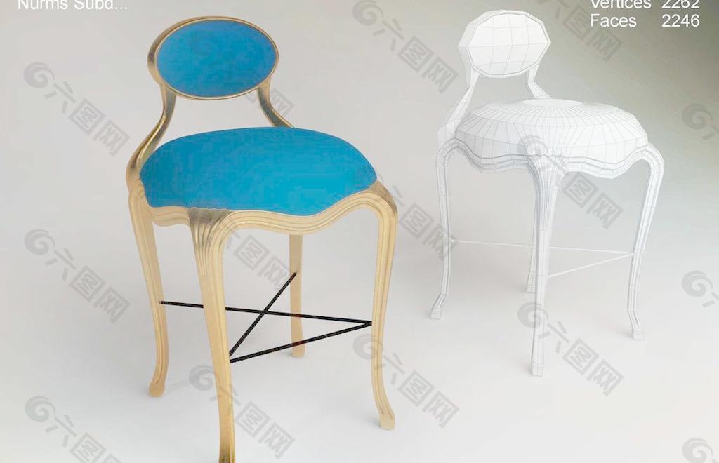 CHRISTOPHER GUY (USA), Art.No 60-0024 Barchair 椅子 带垫椅子