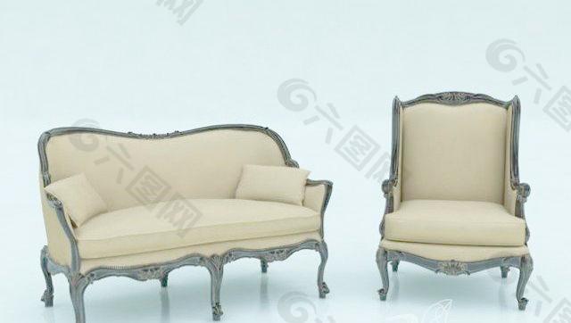 chelini poltrona Sofa Armchair 扶手沙发 沙发