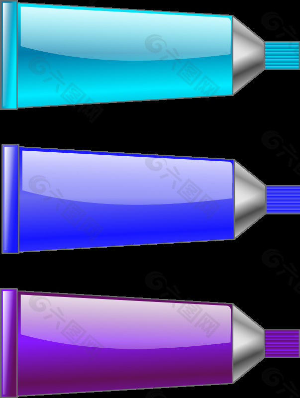 彩色显像管的蓝紫色青色