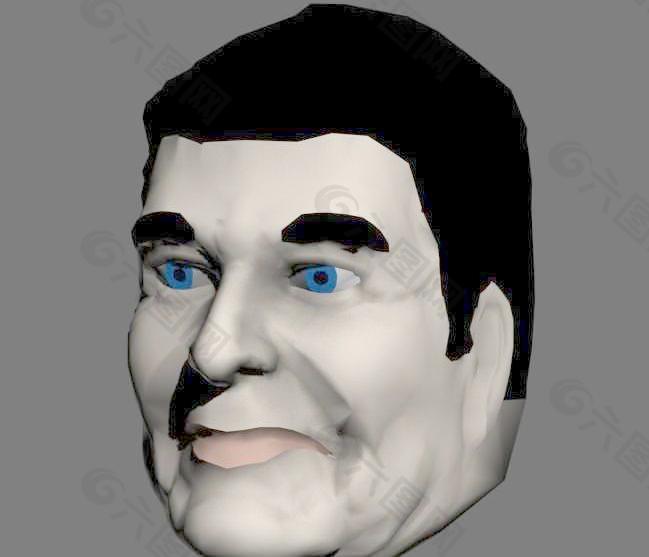 罗纳德·威尔逊·里根 人头3D模型 Ronald Wilson Reagan