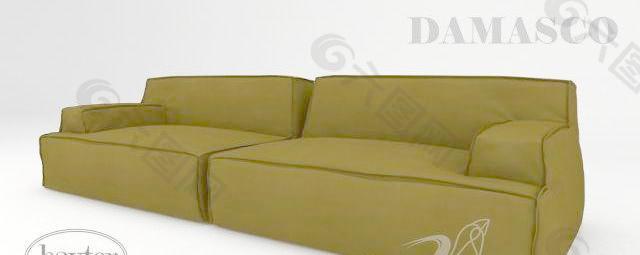 Baxter Damasco Sofa 长沙发