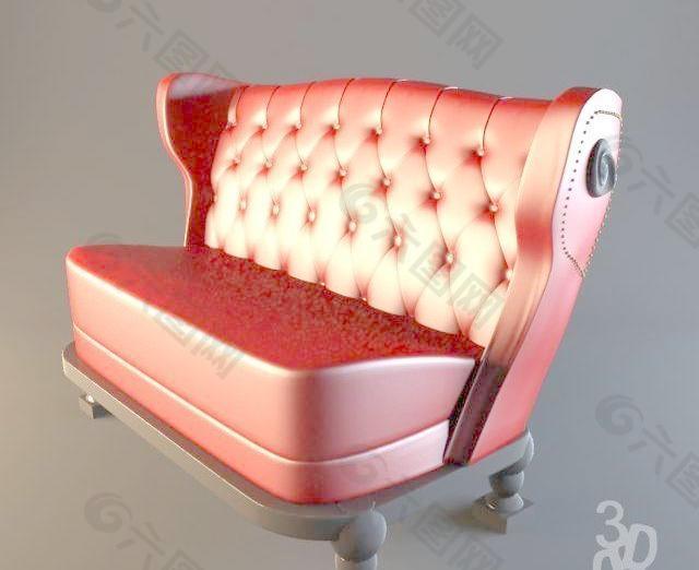 Armchair Glory 漂亮的红色沙发