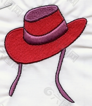 绣花 花纹 图标 色彩 帽子 免费素材
