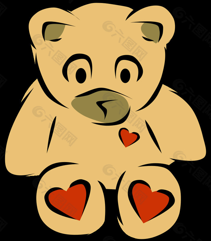 泰迪熊的心