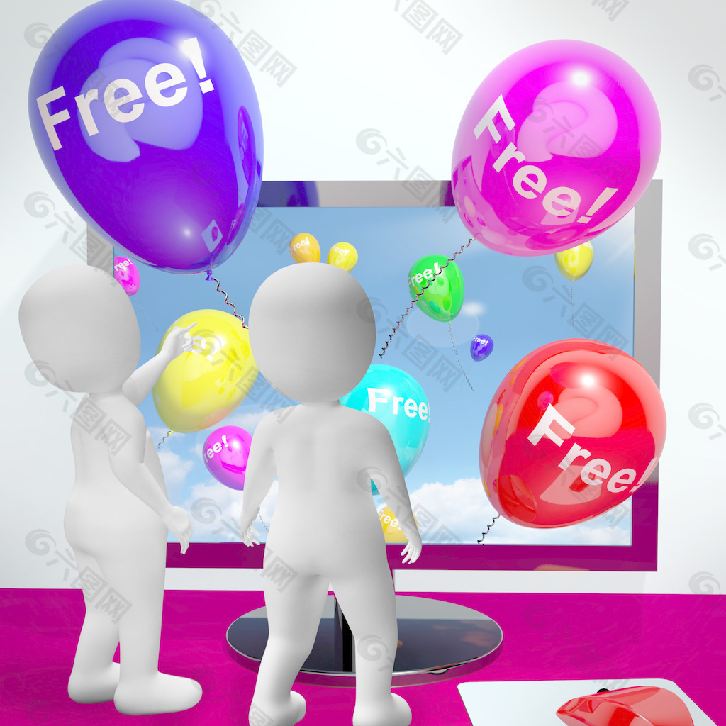 免费赠品和促销展示在线气球