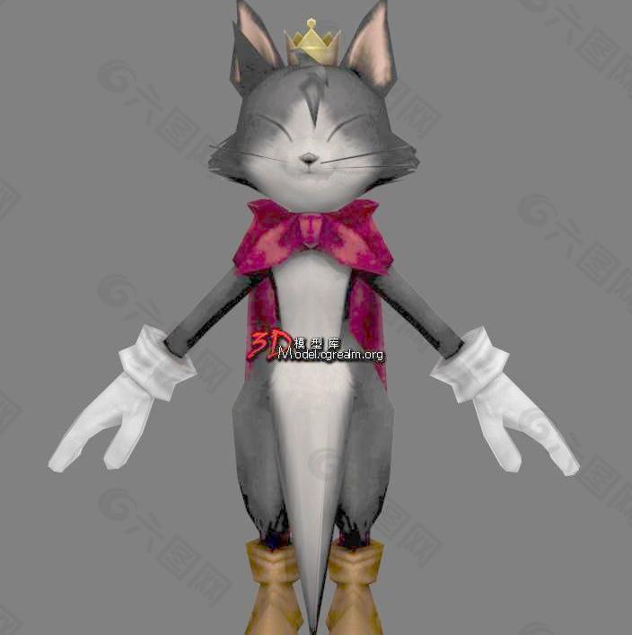 游戏低模 可爱的猫咪 凯西猫 妖精猫