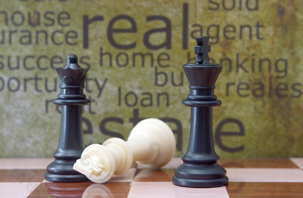 国际象棋和房地产的概念