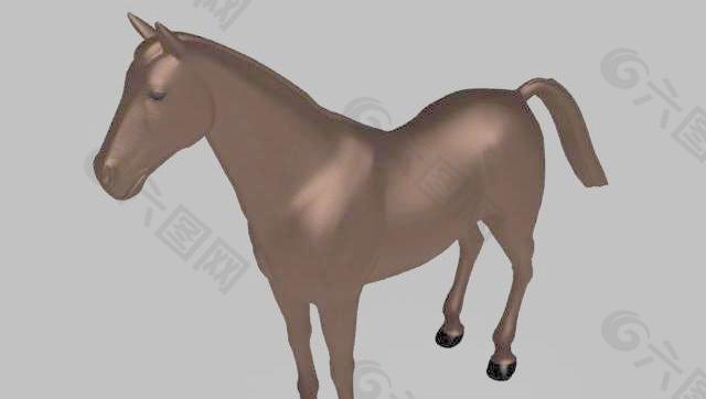 horse 马 3dmodel