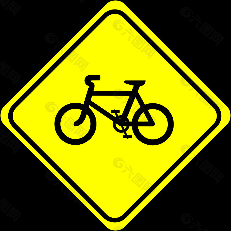 路标看自行车