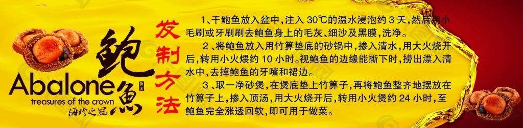 鲍鱼法制方法