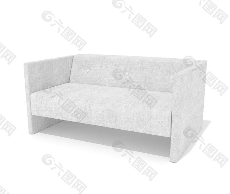 Sofa休闲灰色沙发033