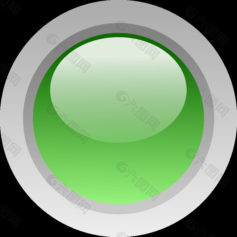 绿色LED圆