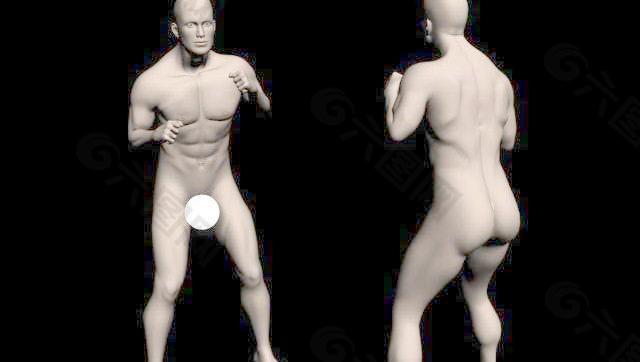 男人体模型09