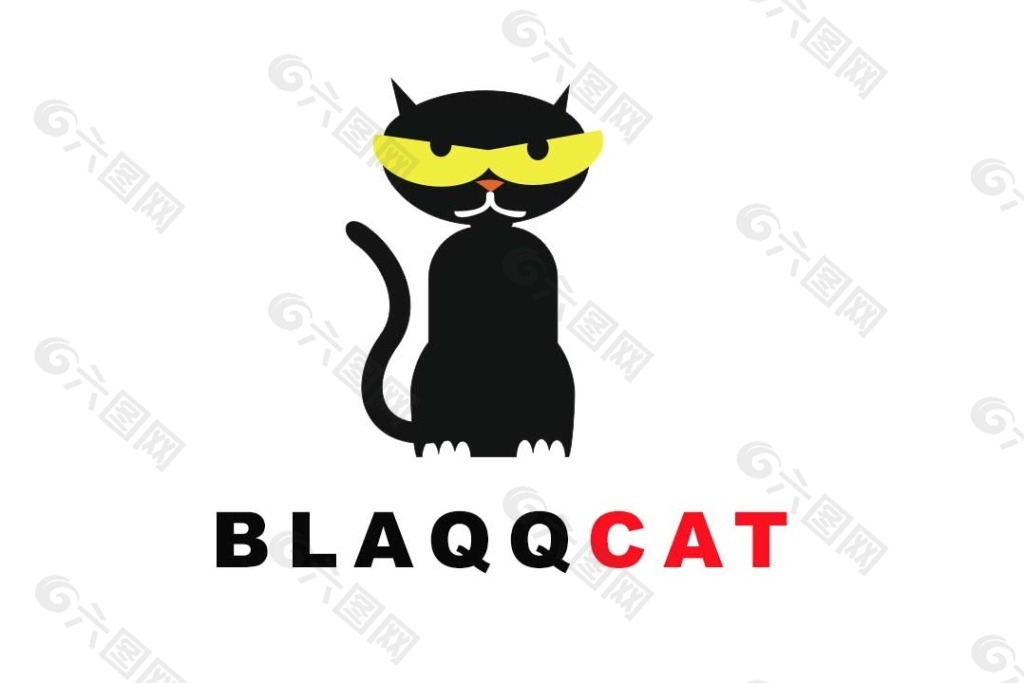 黑猫通用logo素材
