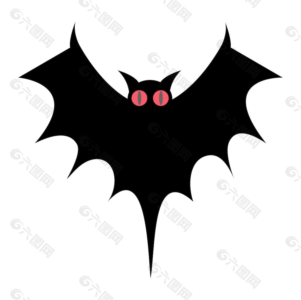 六图网提供精美好看的 素材模板下载,本次 作品主题是 可怕的蝙蝠牡