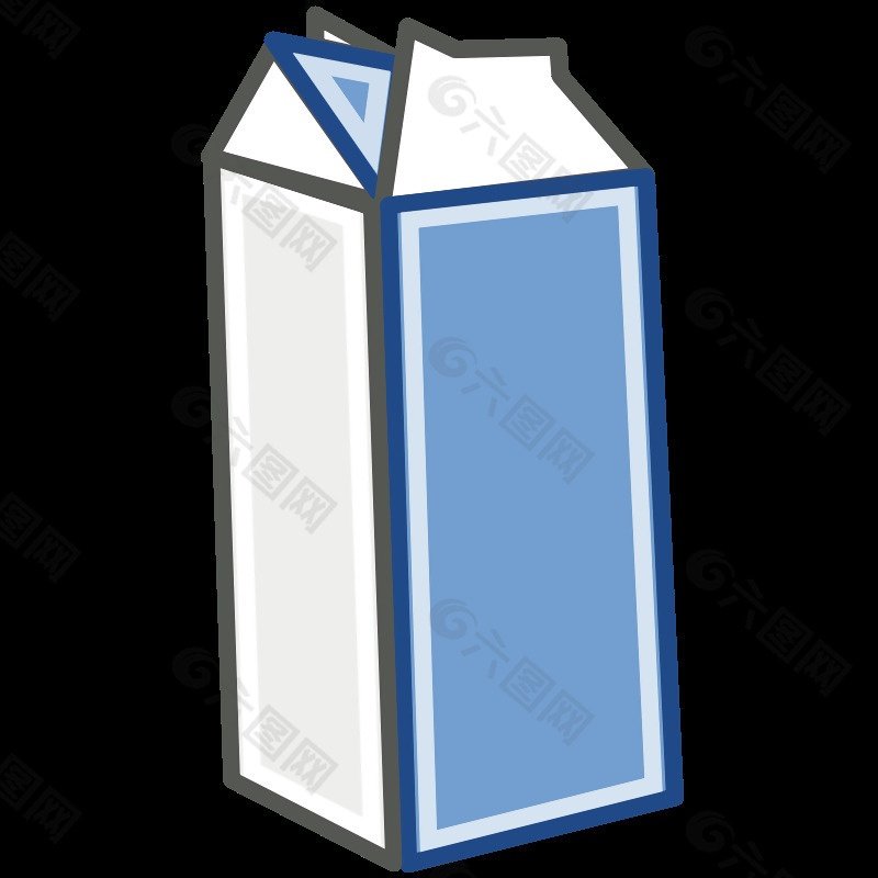 探戈风格牛奶纸盒