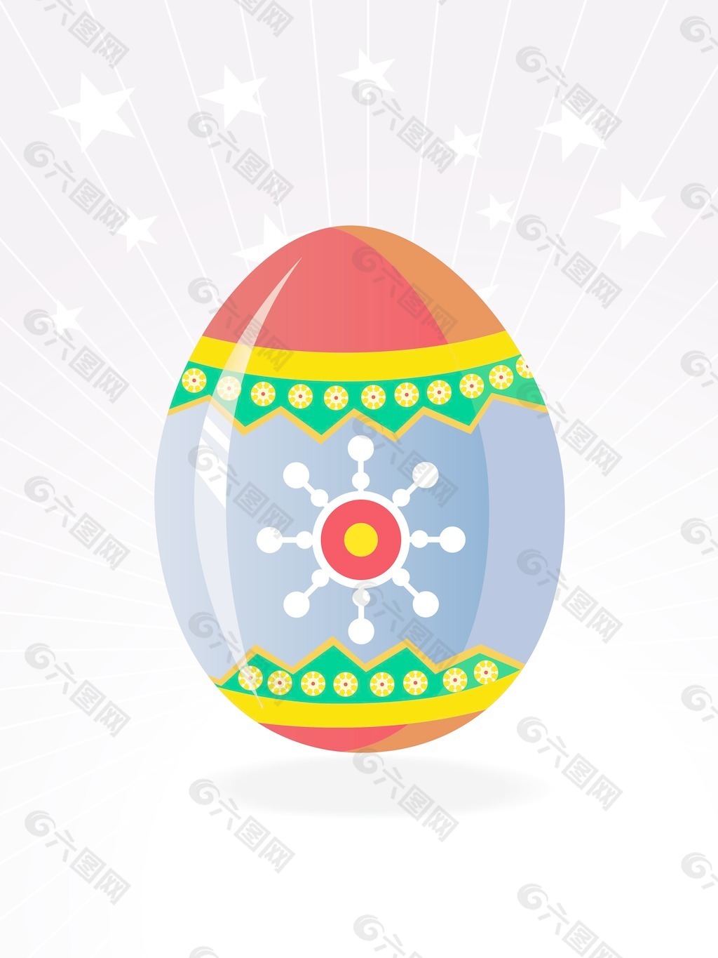 摘要复活节彩蛋的背景