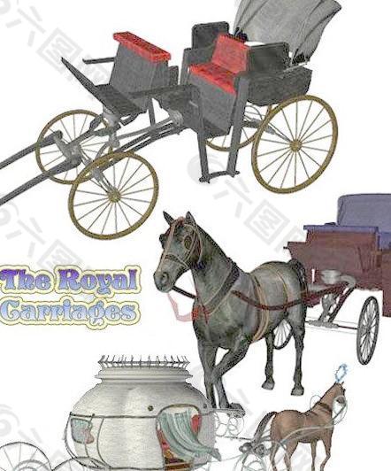 皇家马车Royal Carriages for Millennium Horse(ps_ac345)