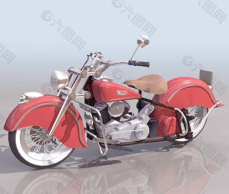 印度Indian Chief 348 (1948) US Road Motorcycle