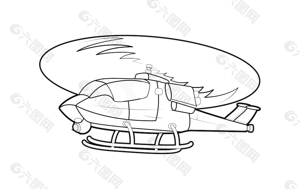 復古飛行的直升機設計元素素材免費下載(圖片編號:3811294)-六圖網