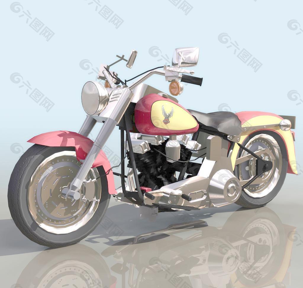 HDFAT 摩托车模型06