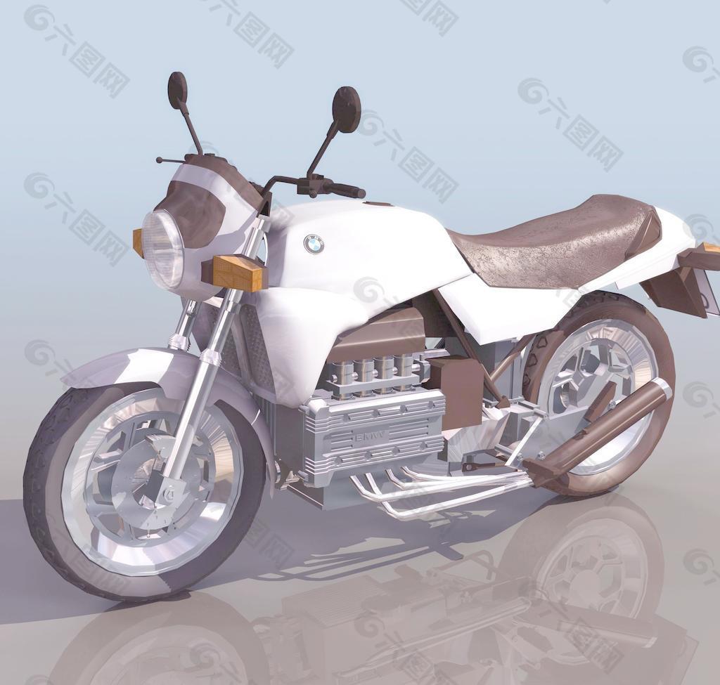 BMWK100 摩托车模型04
