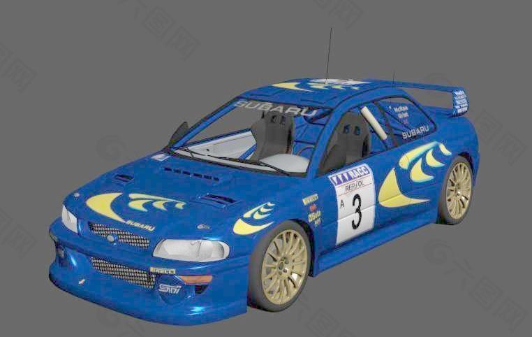 斯巴鲁Subaru Impreza WRC 1999 赛车