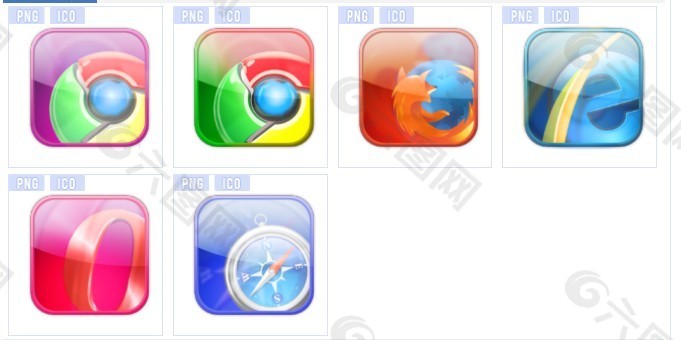 网页浏览器桌面图标