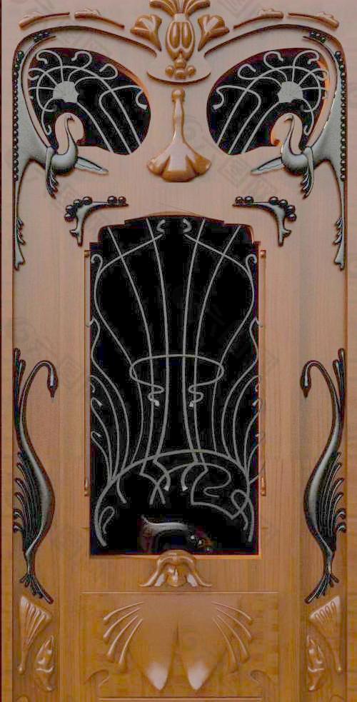 Carved door 雕花门