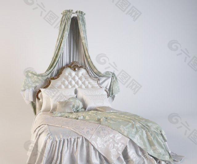 Canopy bed classic 带床帐的床