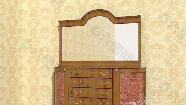 Commode Trumo Mirror classic 卧室柜子 梳妆台 镜子