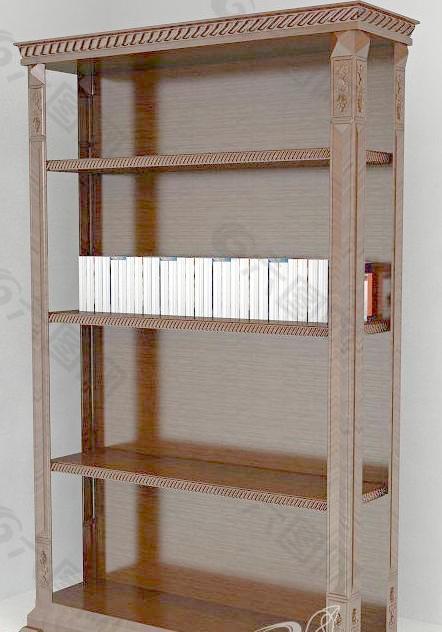 Bookcase Classic Wood 古典书架