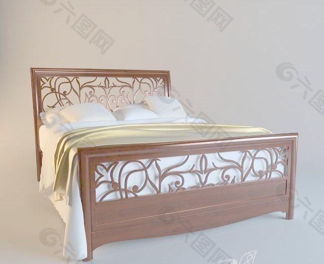 Beta Mobili Malvezzi Tiepolo Bed 精致的雕花木床