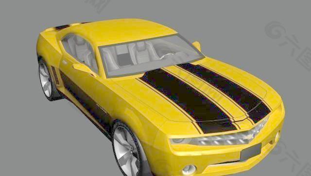 雪佛兰Chevrolet Camaro(大黄蜂Bumblebee原型车)次世代模型