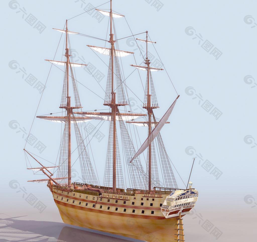 GLORIEUX 古代帆船模型01
