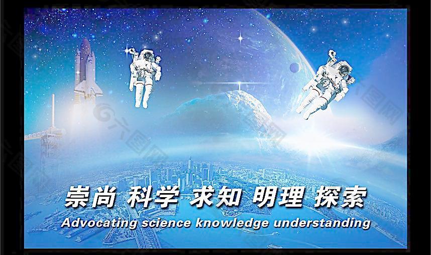科技展板图片