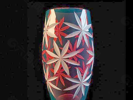 雕花玻璃花瓶 vases 58