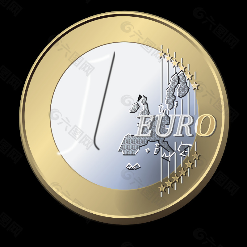 一欧元的硬币