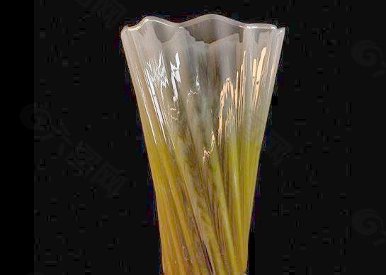 玻璃浪纹花瓶 vases09