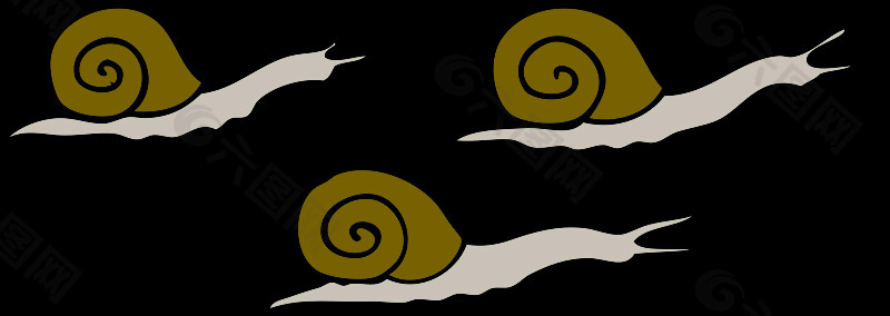 3只蜗牛