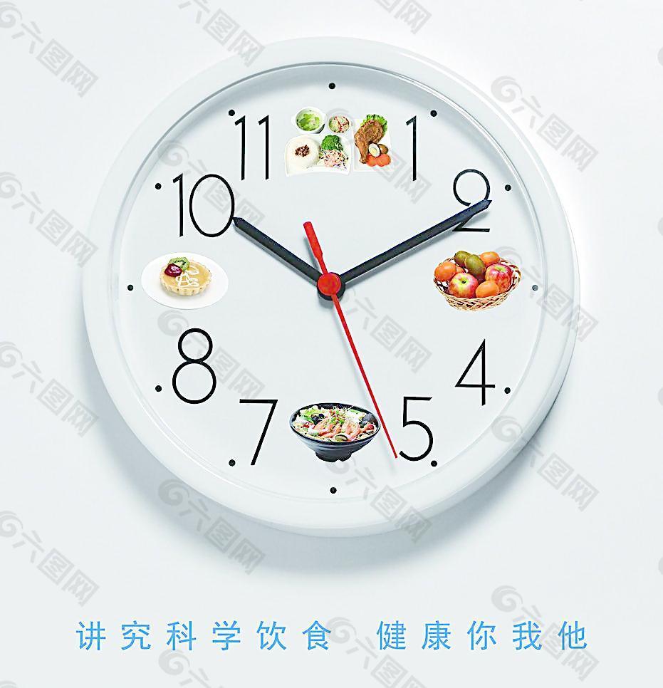 食物时钟图片
