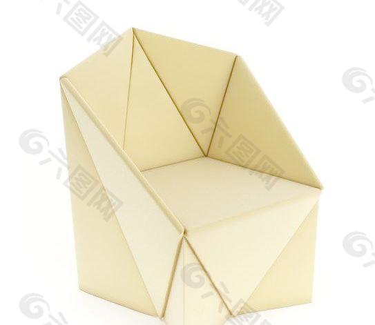 个性几何图形儿童沙发