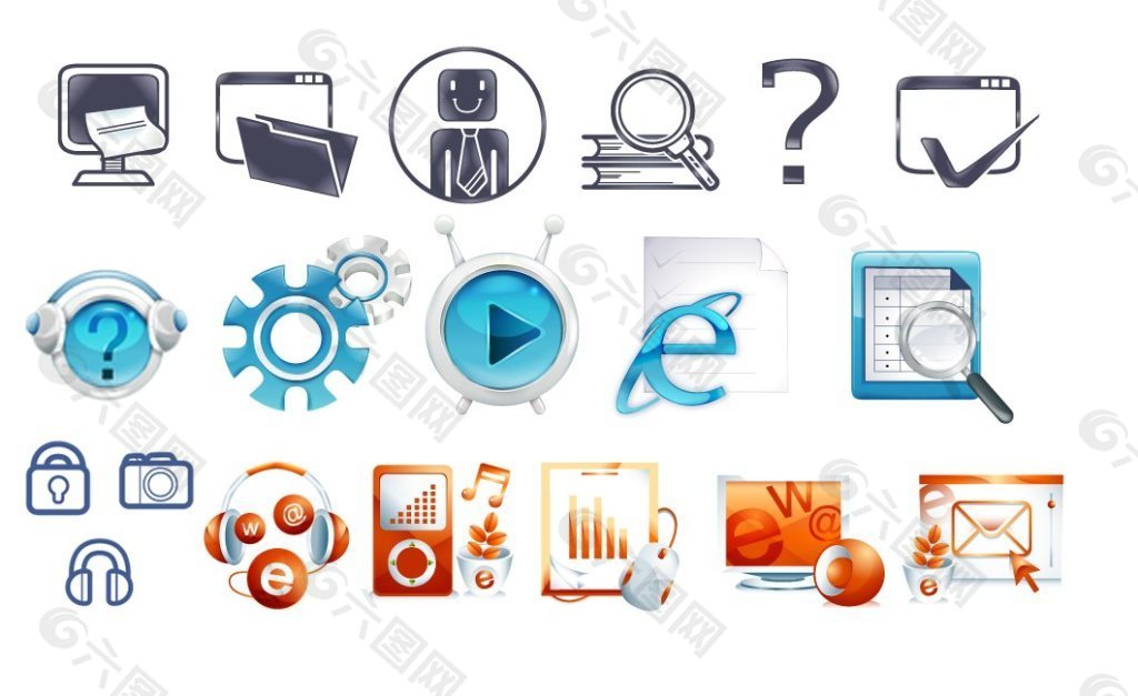商务图标设计素材